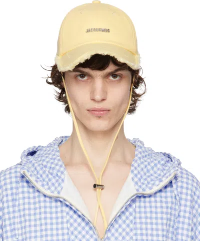 Jacquemus Yellow The Artichaut Baseball Cap In 205 Pale Yellow