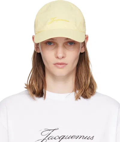 Jacquemus Yellow 'the Baluchon' Baseball Cap
