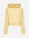 Jacquemus Gros Grain Light Beige Hooded Sweatshirt In Yellow