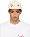 Jacquemus Yellow 'the Lana Baseball' Cap In Brown