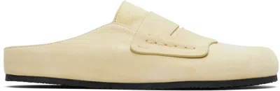 JACQUEMUS YELLOW 'THE MULES' LOAFERS