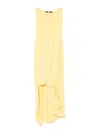 Jacquemus The Peplo Mini Dress In Yellow