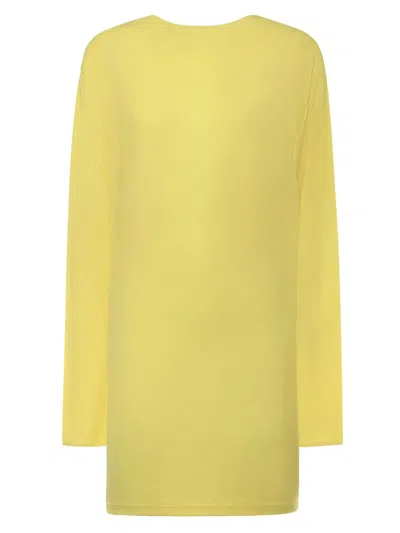 Jacquemus Mistral Mini Dress In Yellow