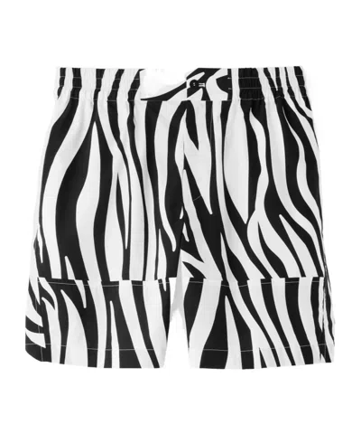 JACQUEMUS ZEBRA PATTERN SHORTS