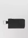 Jacquemus Zip Cord Wallet Metal Hardware In Black