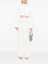 Jacquemus Zip-up Cropped Jacket In Neutrals
