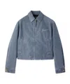 Jacquemus Zip-fastening Logo-detail Jacket In Blue