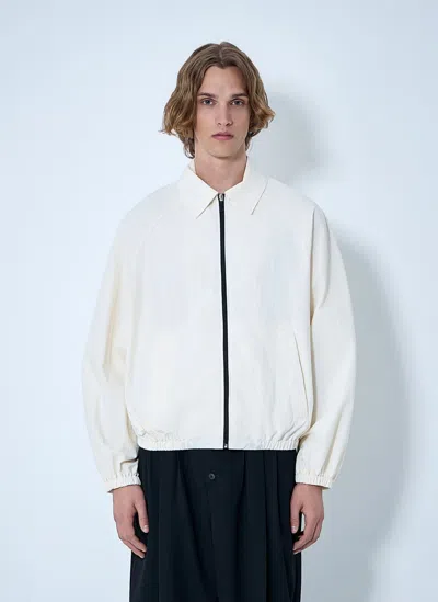 Jacquemus Zip-front Jacket In White