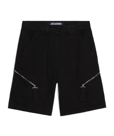 JACQUEMUS JACQUEMUS ZIPPED CARGO SHORTS