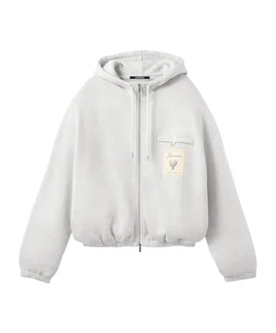 Jacquemus Cotton Tournament Sweatshirt In White