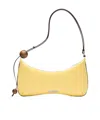 Jacquemus 'le Grand Bisou Perle' Yellow Shoulder Bag With Adjustable Shoulder Strap And Front Logo In Yellow