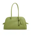 Jacquemus Zipper Opening And Closing Bowling Bag In Green