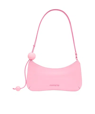 Jacquemus Zippered Shoulder Bag In Pink
