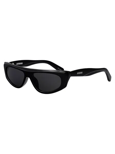 Jacquemus Squared Sunglasses Jac108 C1 Sun C1 In Black