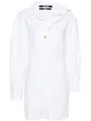 Jacquemus Les Sculptures Dropped Shoulder La Mini Robe Chemisier Dress