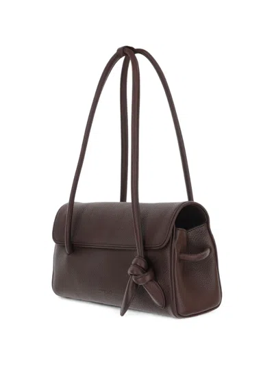 Jacquemus -style Dark Brown Tote Handbag For Women In Darkbrown