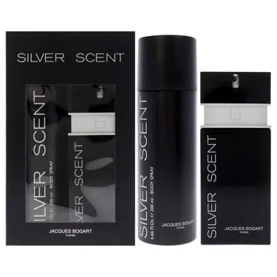 Jacques Bogart Silver Scent By  For Men - 2 Pc Gift Set 3.33oz Edt Spray, 6.66oz Body Spray In White