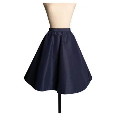 Pre-owned Jacques Fath Skirt By Tom Van Lingen Circa 1990 In Black