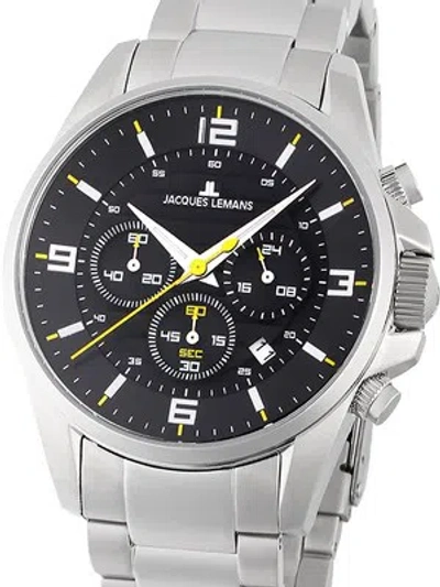 Pre-owned Jacques Lemans 1-2118d Liverpool Chronograph Mens Watch