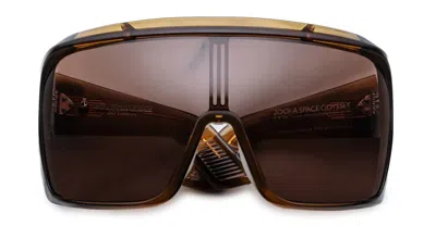 Jacques Marie Mage 2001 - Jupiter Sunglasses In Brown