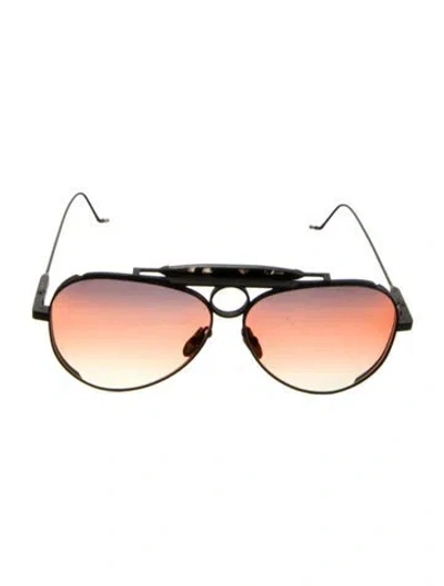 Pre-owned Jacques Marie Mage 2023 X Diamond Cross Ranch 'duke 2' Sunglasses In Black