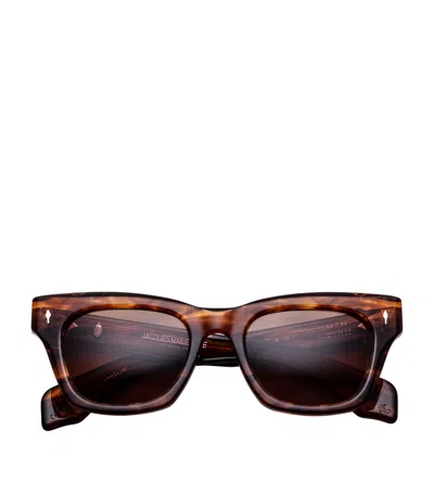 Jacques Marie Mage Acetate Dealan Sunglasses In Brown