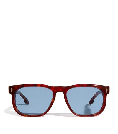Jacques Marie Mage Acetate Dewitt Sunglasses In Red