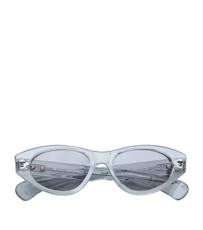 Jacques Marie Mage Acetate Krasner Sunglasses In Silver