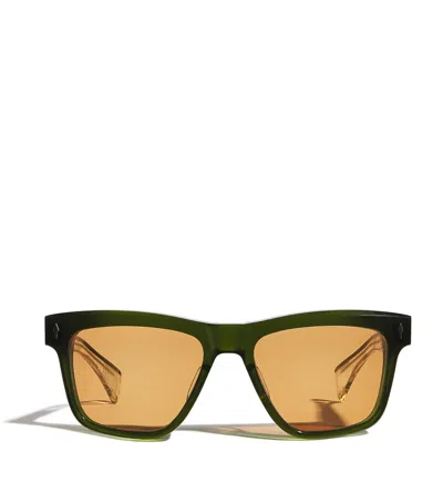 Jacques Marie Mage Acetate Lankaster Sunglasses In Green