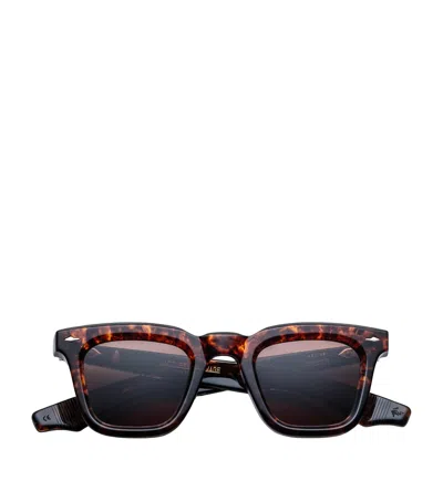 Jacques Marie Mage Acetate Leclair Sunglasses In Brown