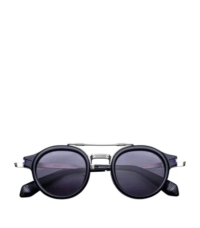 Jacques Marie Mage Acetate-metal Delage Sunglasses In Black