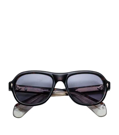 Jacques Marie Mage Acetate Richard Sunglasses In Gray