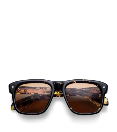 Jacques Marie Mage Acetate Yves Sunglasses In Blue