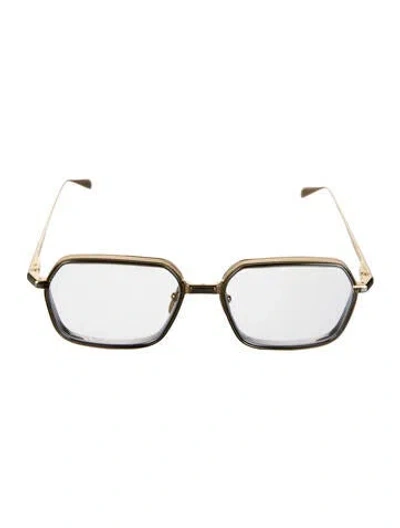 Pre-owned Jacques Marie Mage Admiral Square Eyeglasses