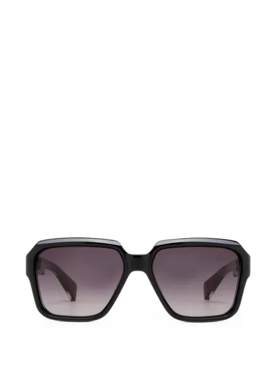 Jacques Marie Mage Alfred Square-frame Sunglasses In 블랙