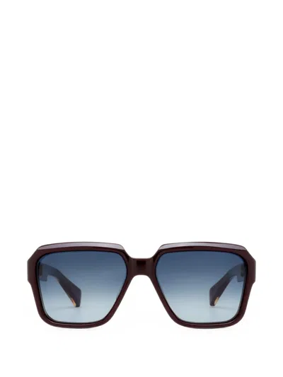 Jacques Marie Mage Alfred Square-frame Sunglasses In Brown