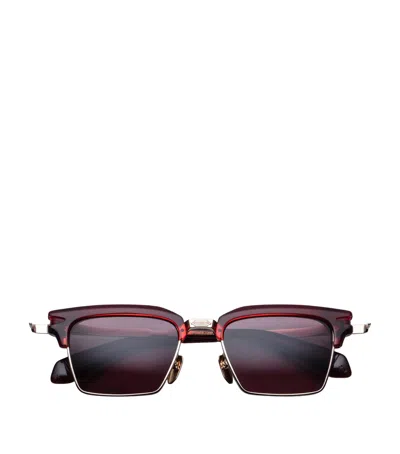 Jacques Marie Mage Alin Rectangle Sunglasses In Black