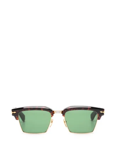 Jacques Marie Mage Alin Square-frame Sunglasses In Brown