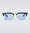 Jacques Marie Mage Alin Square Sunglasses In Black