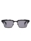 Jacques Marie Mage Alin Browline Sunglasses In Gray