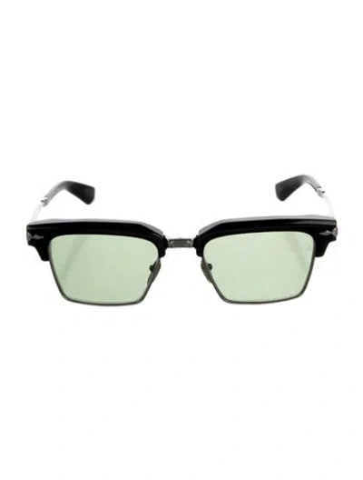 Pre-owned Jacques Marie Mage Alin Wayfarer Sunglasses In Black/gold