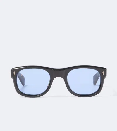 Jacques Marie Mage Amilcar Square Sunglasses In Black