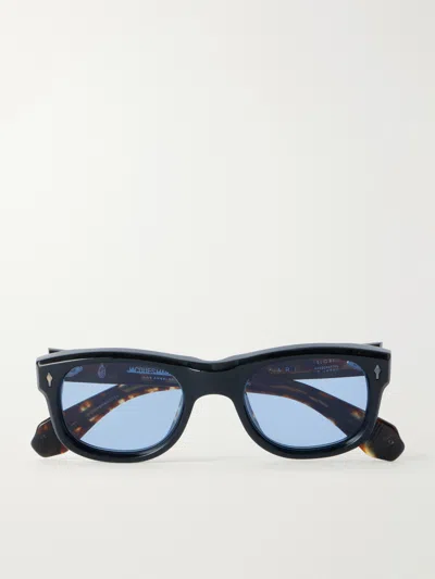 Jacques Marie Mage Amilcar Square-frame Acetate Sunglasses In Black