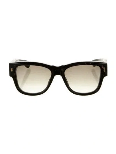 Pre-owned Jacques Marie Mage Anita Oversize Sunglasses In Brown