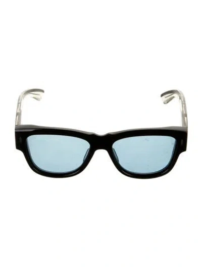 Pre-owned Jacques Marie Mage Anita Square Sunglasses In Black/clear