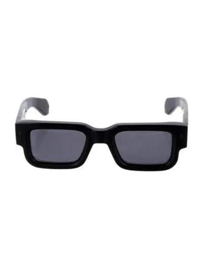 Pre-owned Jacques Marie Mage Ascari Square Sunglasses In Black