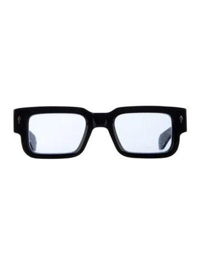 Pre-owned Jacques Marie Mage Ascari Square Sunglasses In Black
