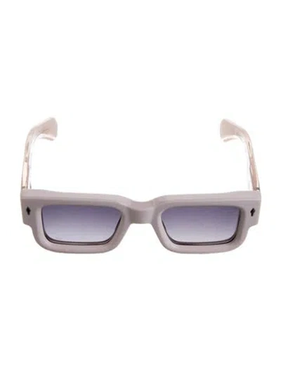 Pre-owned Jacques Marie Mage Ascari Square Sunglasses In Blue
