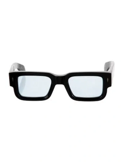 Pre-owned Jacques Marie Mage Ascarii Square Sunglasses In Black