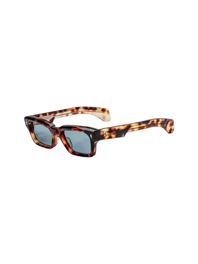 Jacques Marie Mage Ashcroft - Leopard Sunglasses In Brown